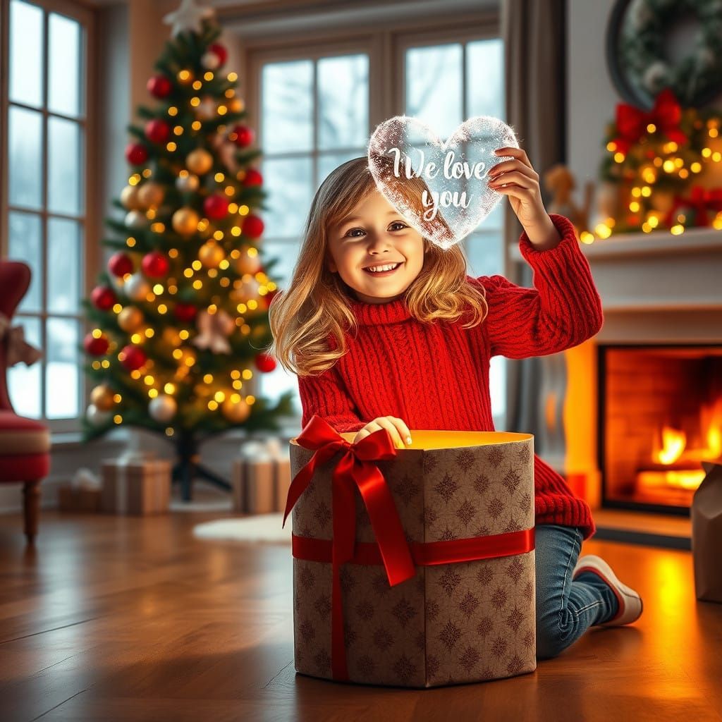 Christmas Realistic Girl Gift
