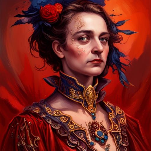 Masque of the Red Death: Ornate Magazine Cover