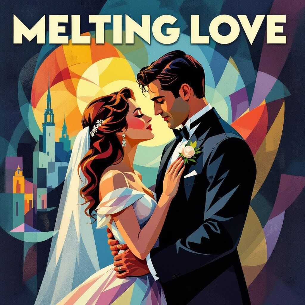 Melting Love: Surreal Dreamscape Movie Poster