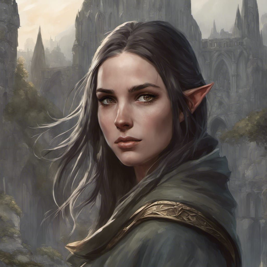 Sindar Elf Warden of Middle-Earth: Digital Art