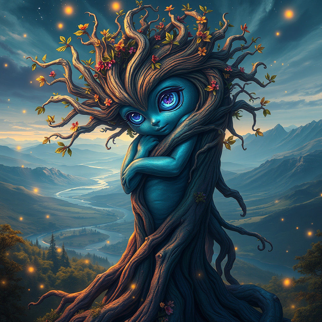 Love Embodied: A Fantasy Concept Art Masterpiece