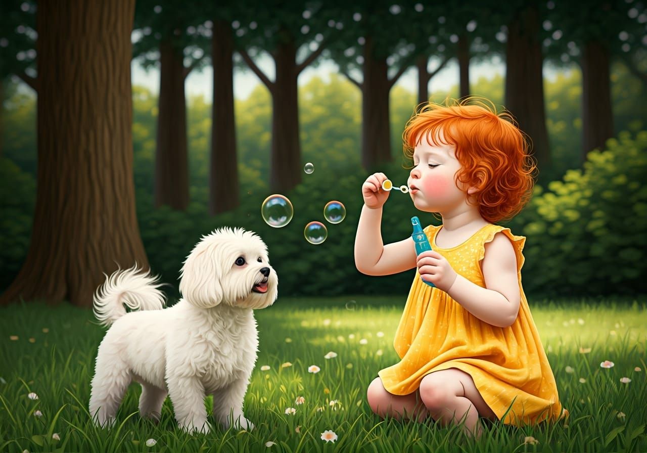 Bubbles Soap with my Puppy❣️🫧🐶