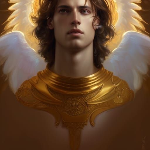 Angelic Supermodels: Princes of Heaven in Gold