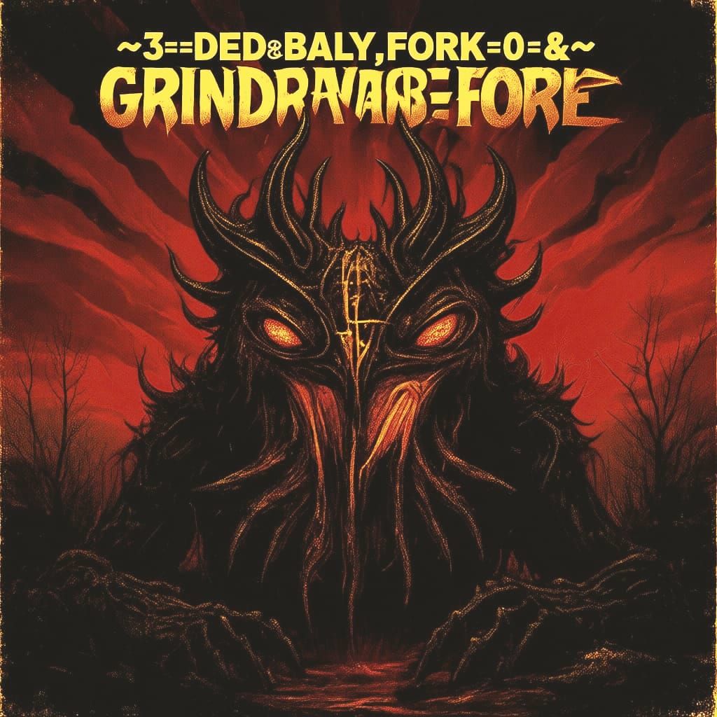 Avant-Garde Spooky Album Cover Art