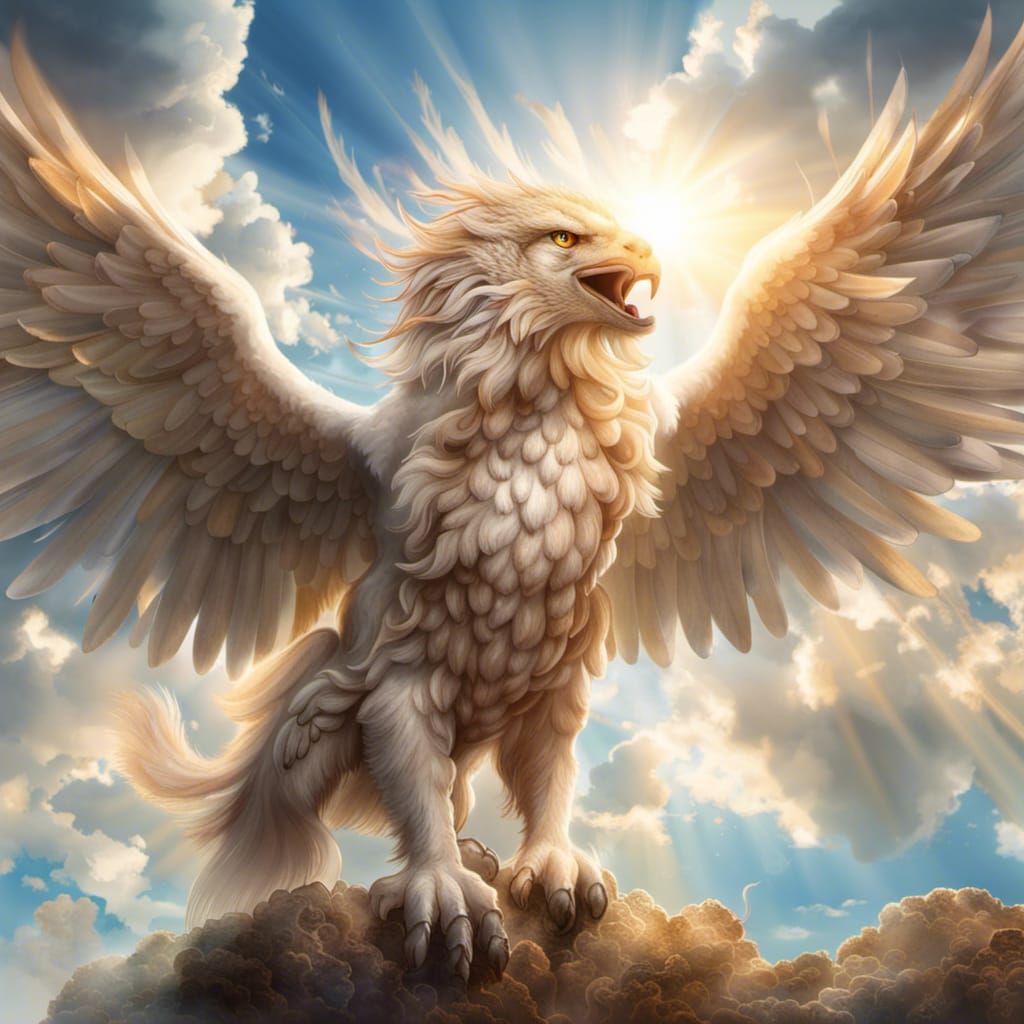 Majestic Griffin Attacks in Holy Light