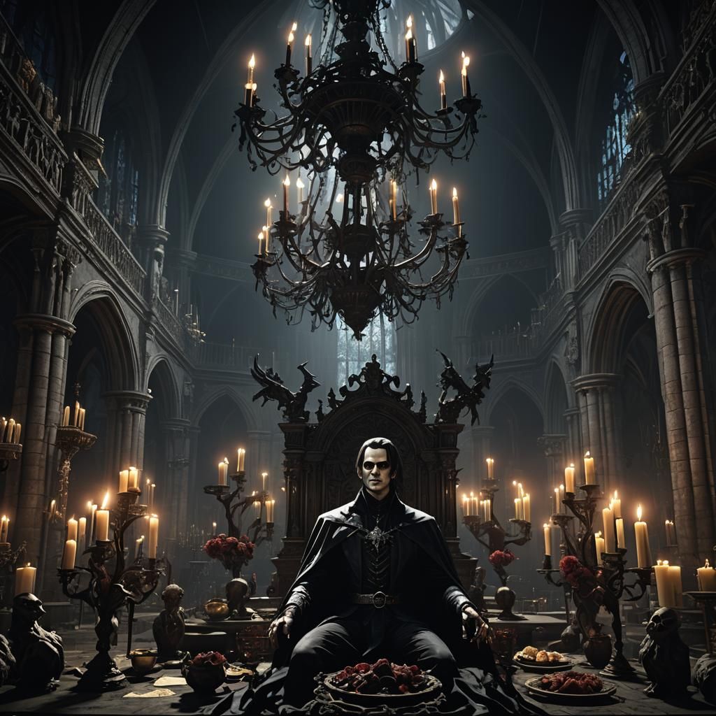 Mysterious Dark Lord Presides over a Feast of Eternal Night