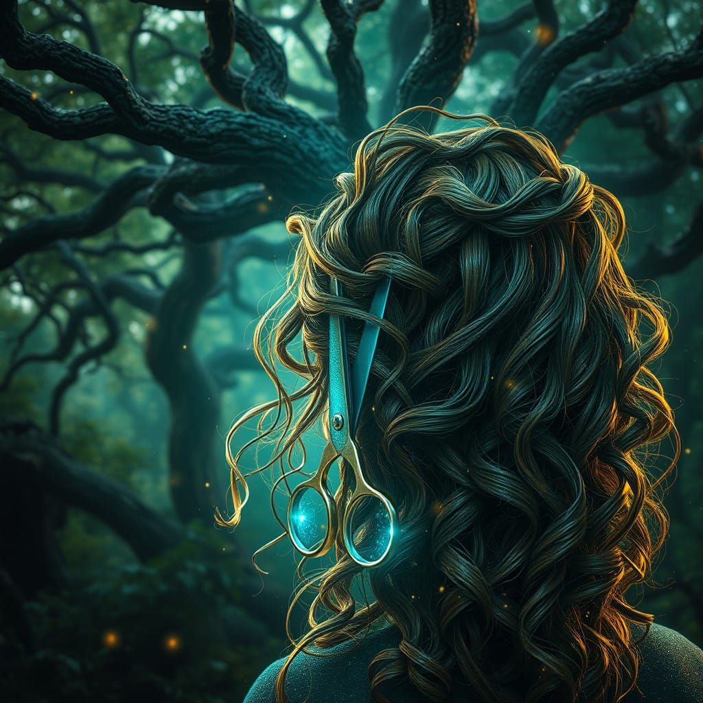 Whispers of the Forest: Enchanted Hair Trims in Ethereal Bea...