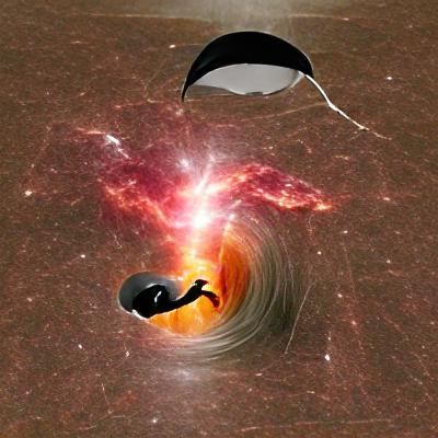 Man's Descent into a Supermassive Black Hole
