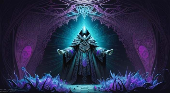 Gothic Horror Candyland in a Digital Illustration Style