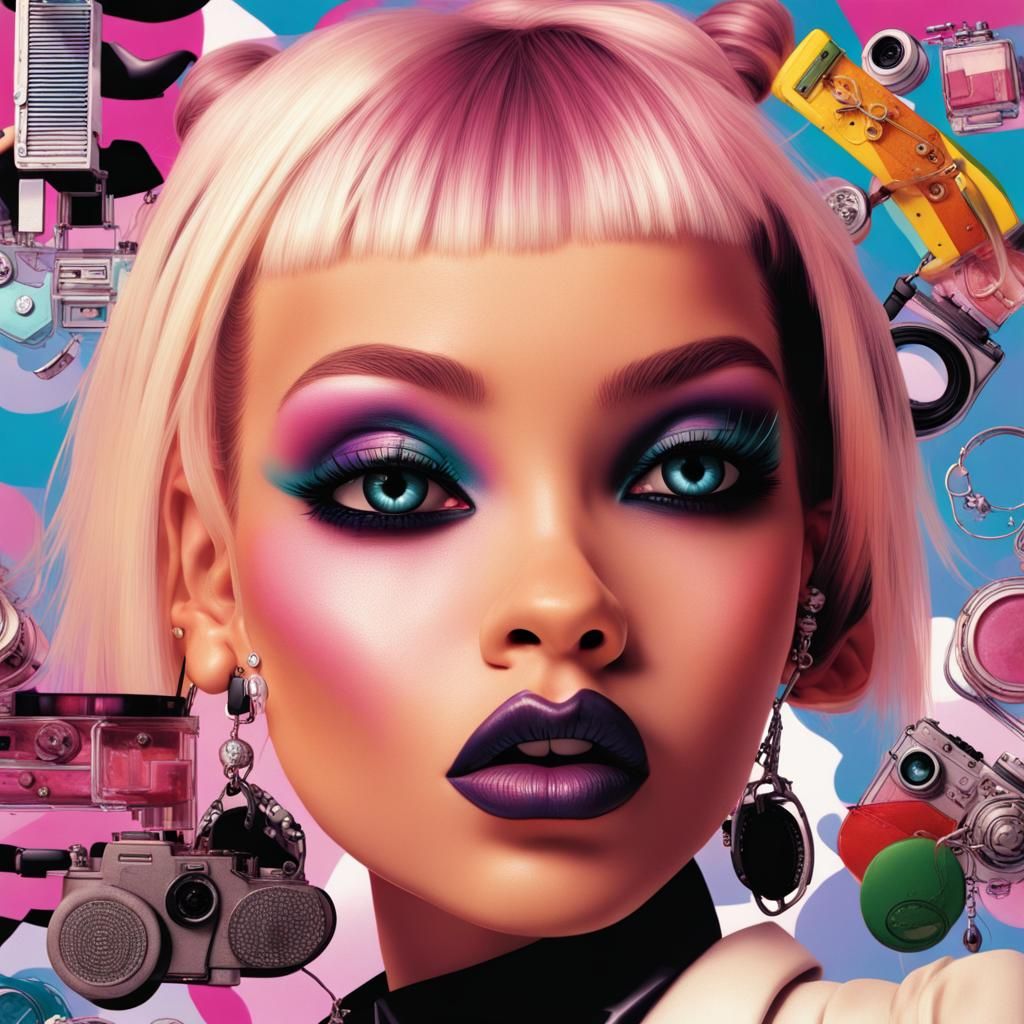 Y2K Bratz Doll Editorial in Frutiger Aero Style
