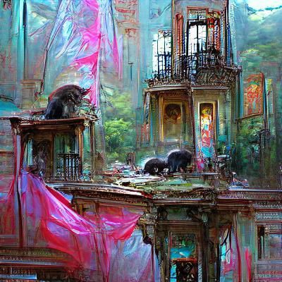 Animal Dollhouse: Art Nouveau Rococo Surrealism