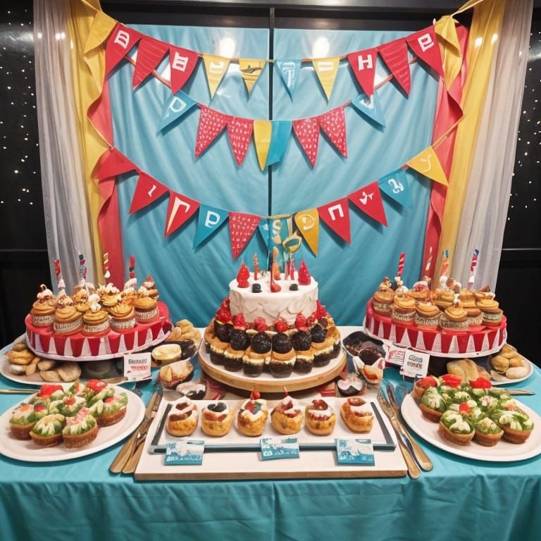 Festive Birthday Party Celebration