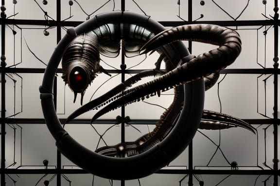 Detailed Alien Insectoids in Hyperreal Photo