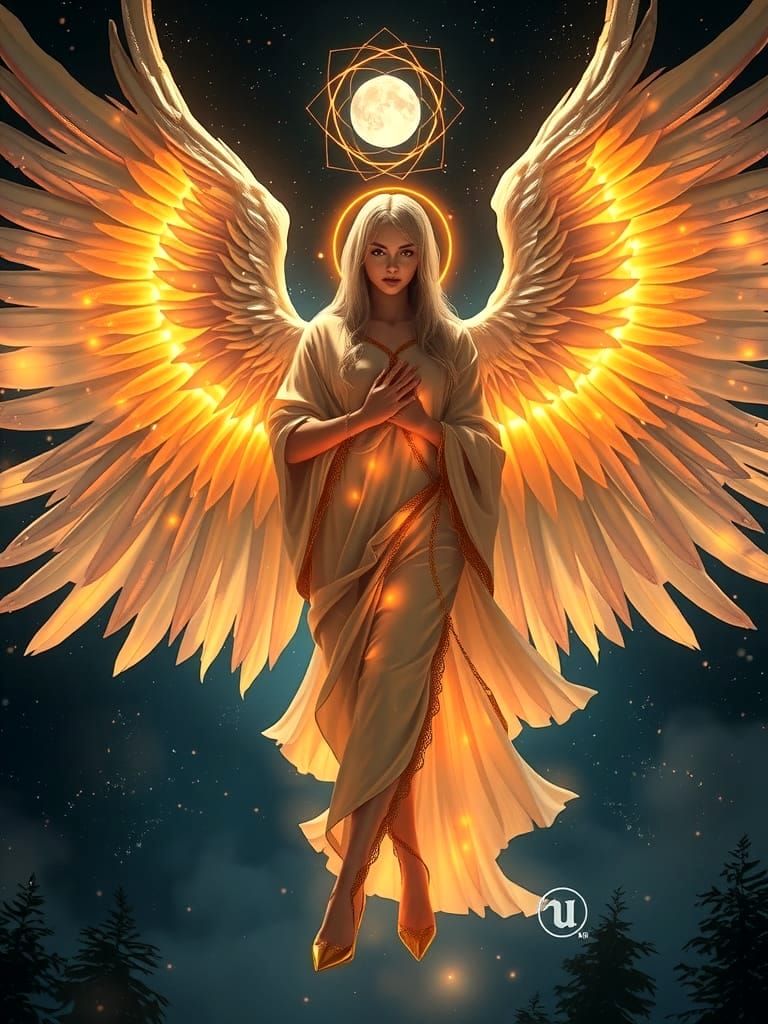 Celestial Angel of Ephemeral Peace