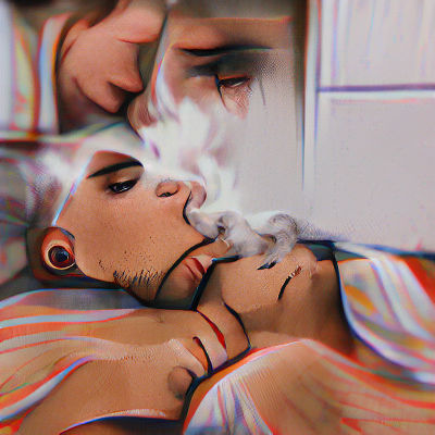 Lonely Figure Enters Empty Home