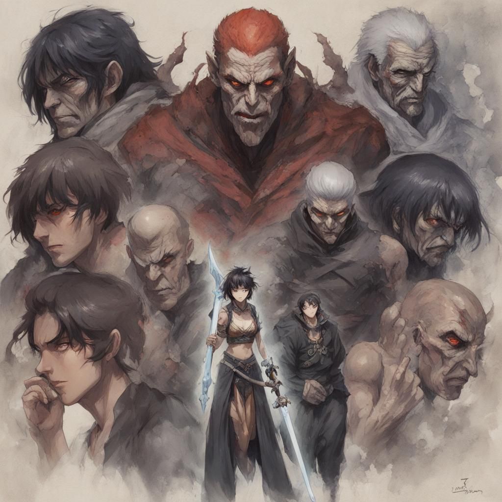 Rakmou-leusan: Last God Standing in Anime Style