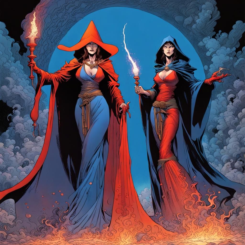 Sorceresses of Glory and Evil: Dark Fantasy Art