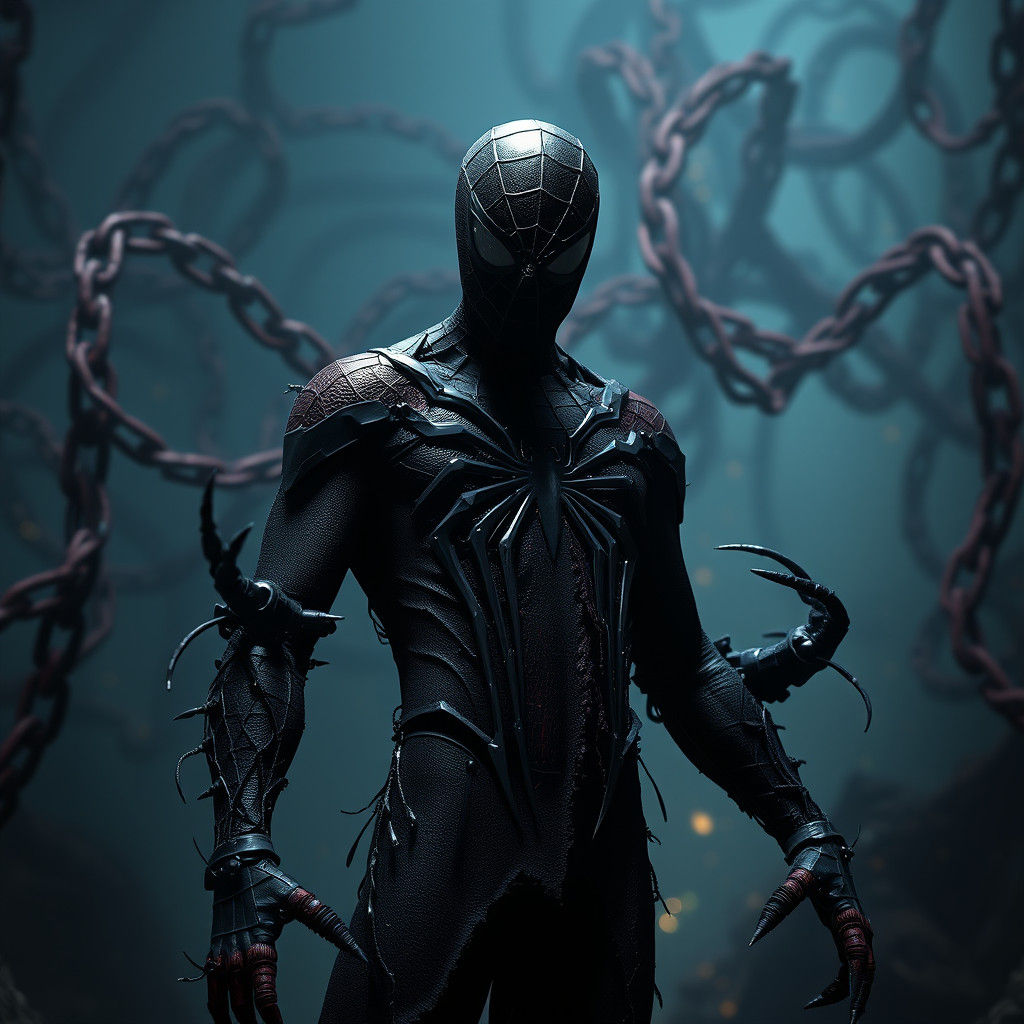 Gothic Horror Spiderman: Macabre Dark Fantasy Reimagining