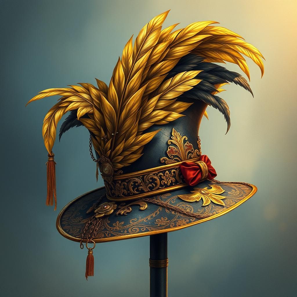 D'Artagnan's Golden Hat: A Fantasy Concept Art Piece