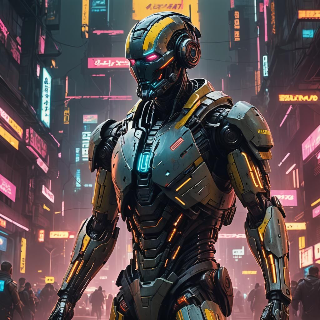 Android's Cyberpunk Transformation: Becoming Human