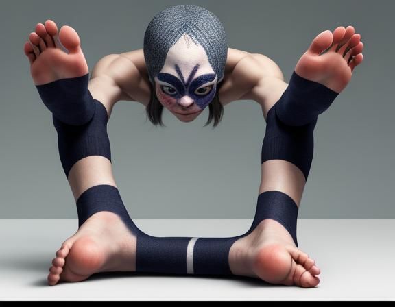 Surreal Toe Girl: A Bizarre AI Creation