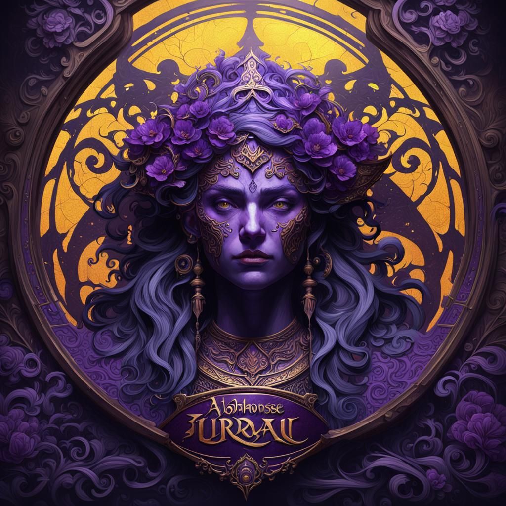 Dark Fantasy Calligraphy Masterpiece in Unreal Engine