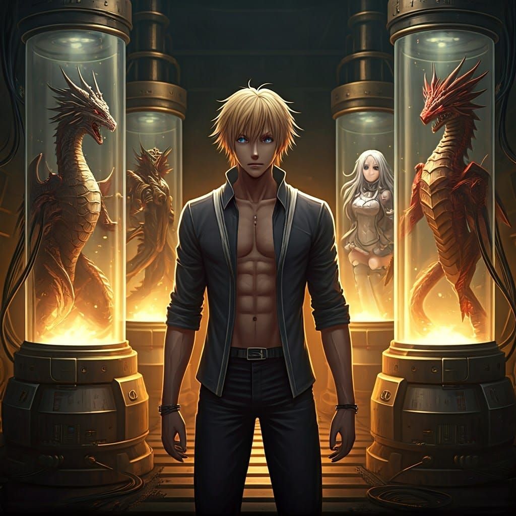 Vengeful Man's Transformation in Dragon-Infused Lab