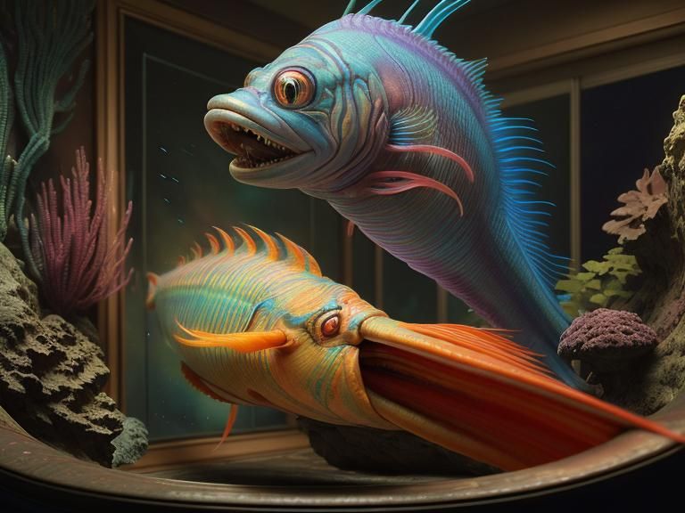Hyperrealistic Alien Fish by Yoshida and Lipking