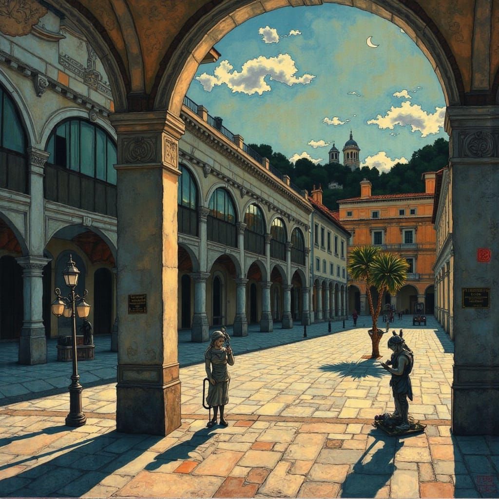 <lora:Mediterranean Views:1.0> <lora:Fleurs de lotus:1.0> "T...