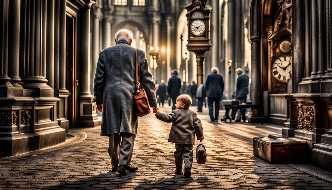 Baby to Old Man Time-Lapse in HDR