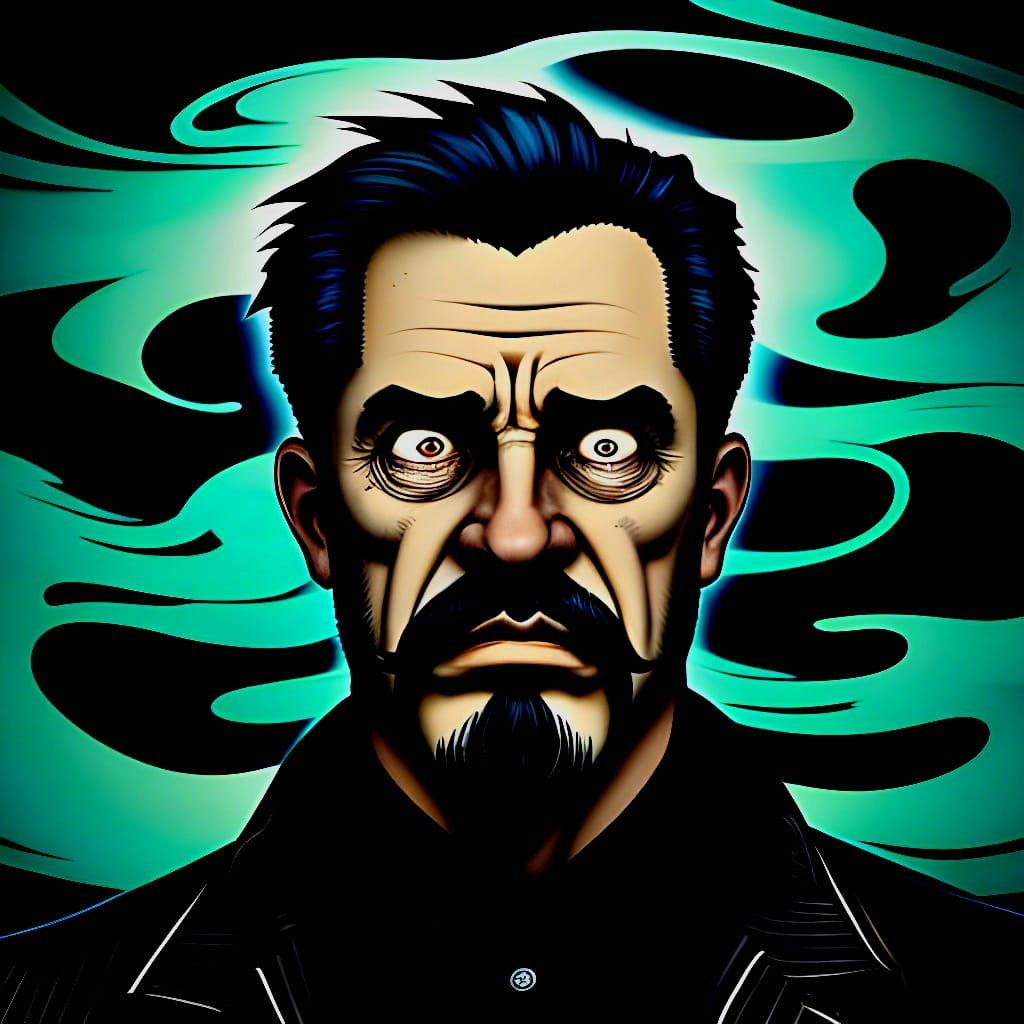 Gaseous Eruption in Vibrant Hues