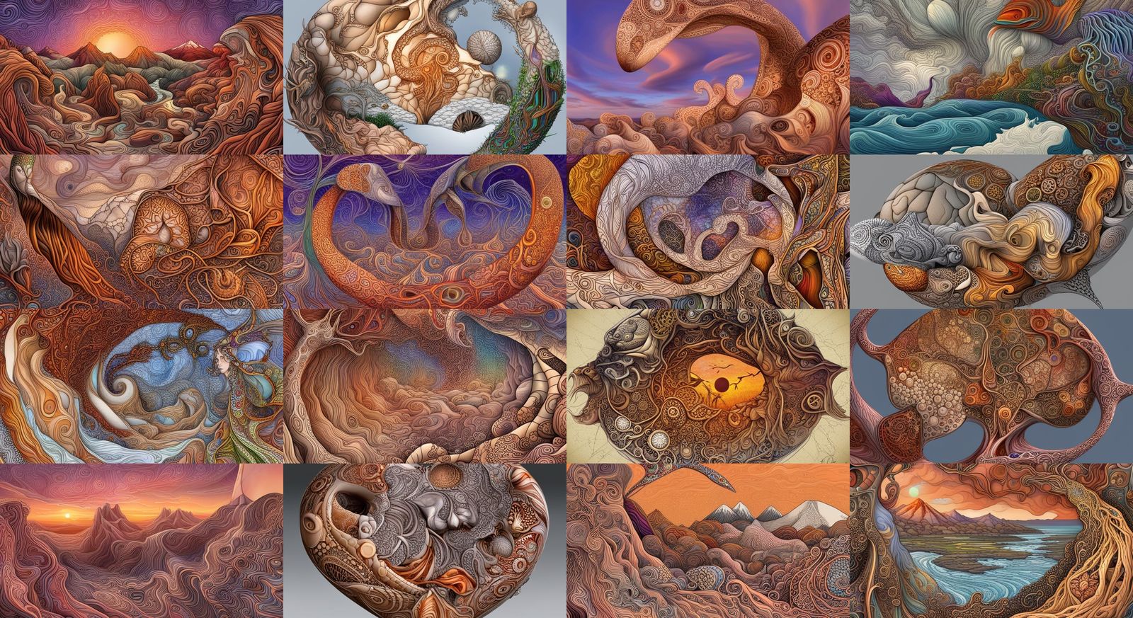 Harmonic Australian Nature Fractal in 3D