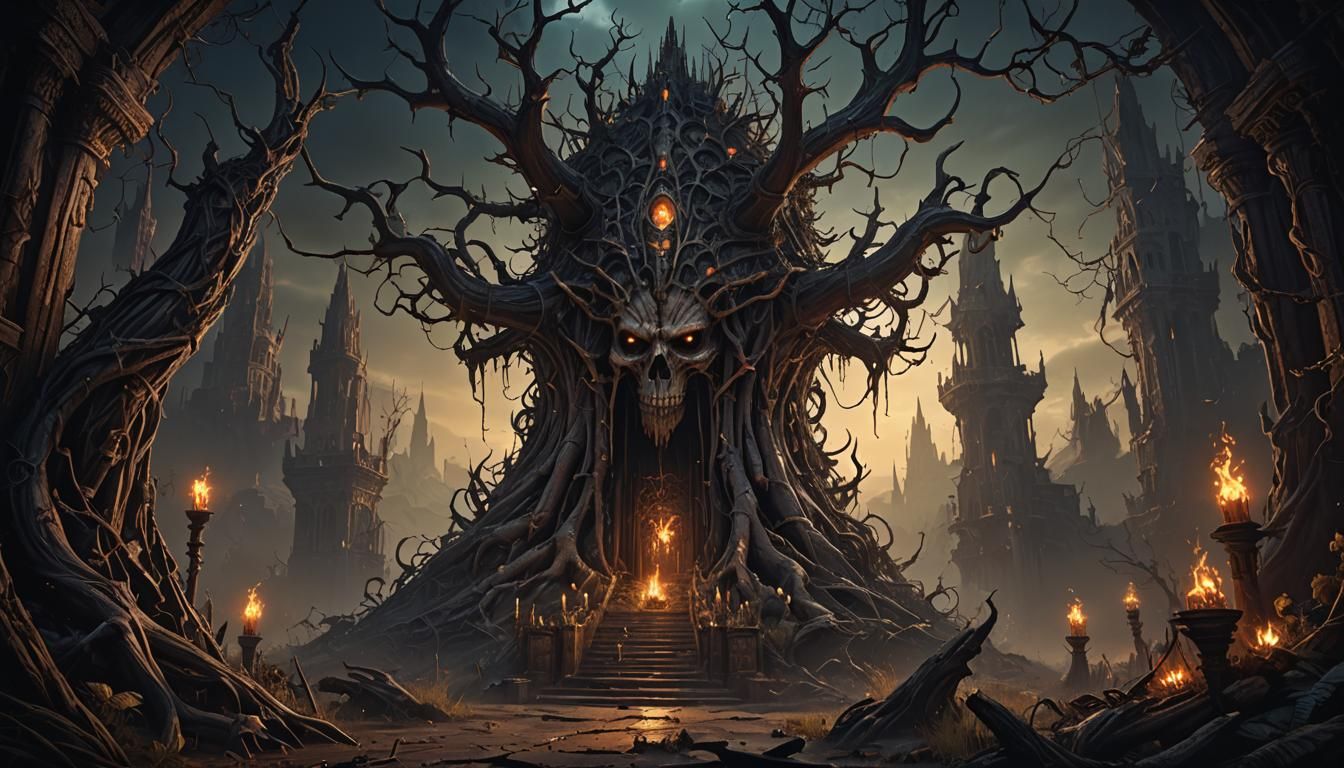 Dread Carcosa: A Dark Fantasy Masterpiece in 8K