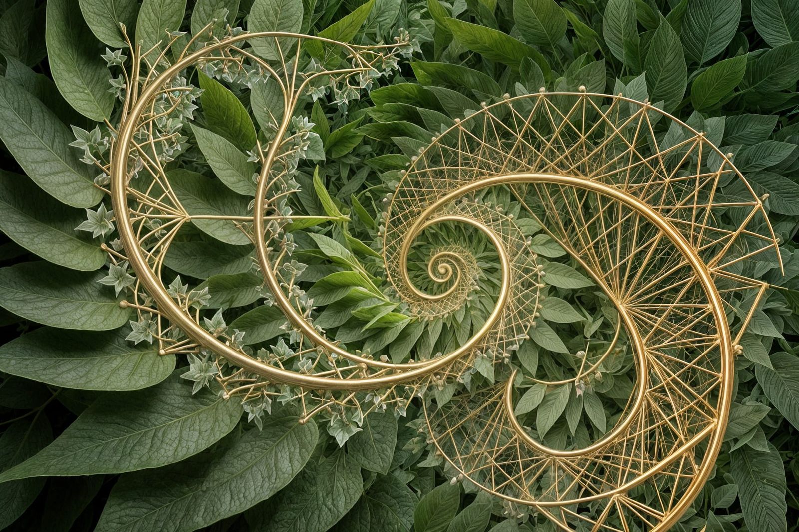 Botanical Geometry: Fibonacci Spirals in Nature and Art