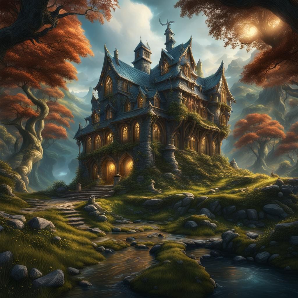 Fey World of the Tuatha De Danann: Fantasy Concept Art