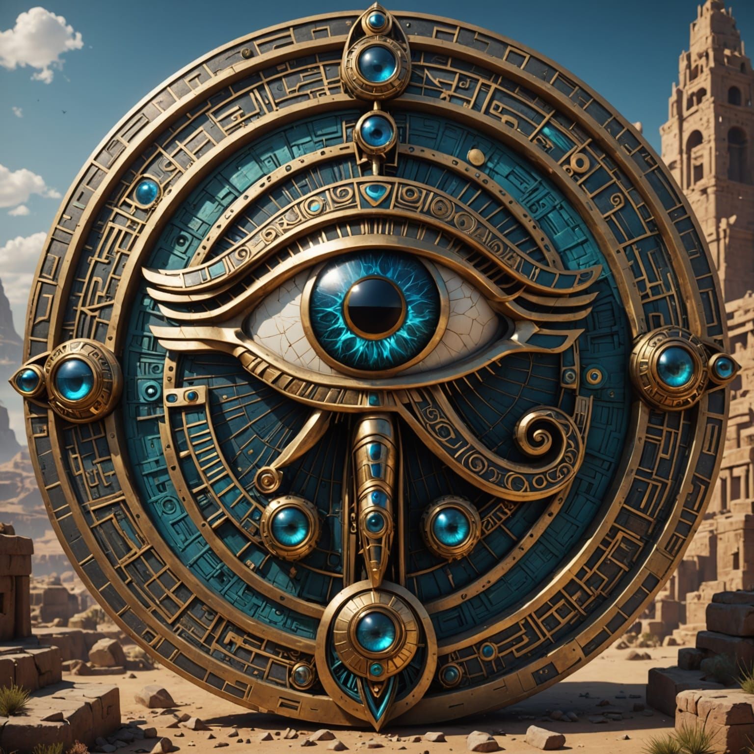 Ancient Egyptian Fantasy Eye of Horus