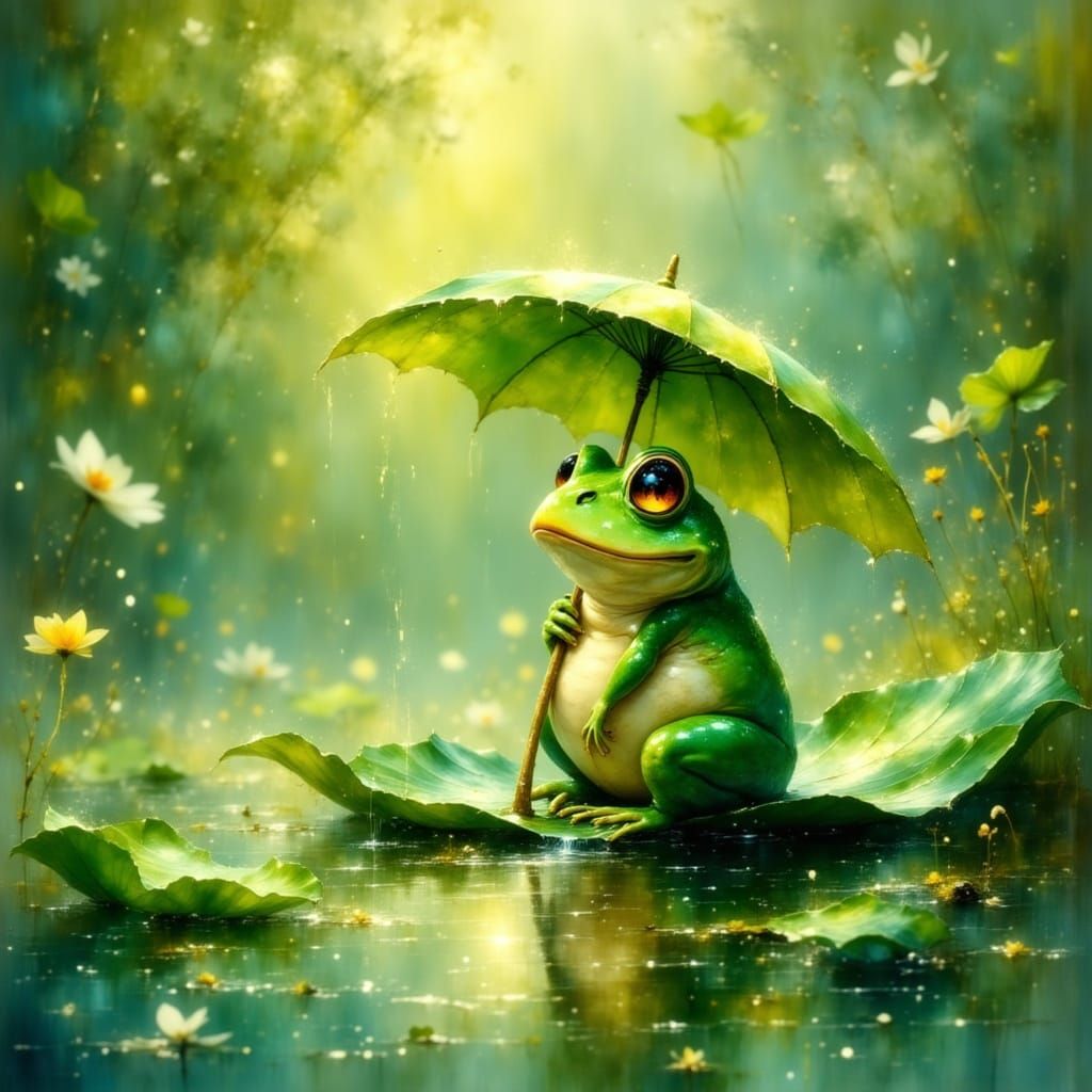 Waiting for the rain to stop