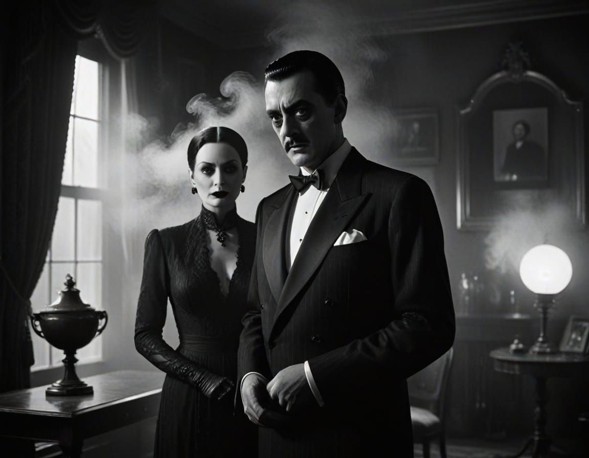 Gomez and Morticia Addams