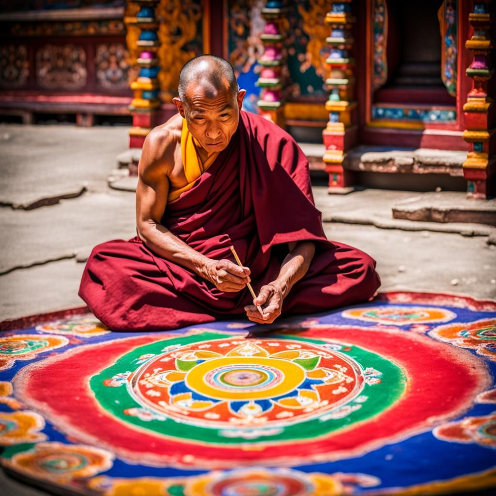 Tibetan monk