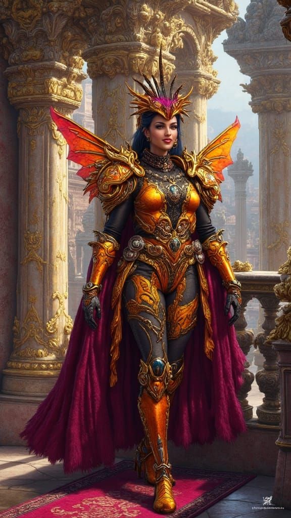 Glamorous Queen Bee Hybrid in Royal Gala Armor