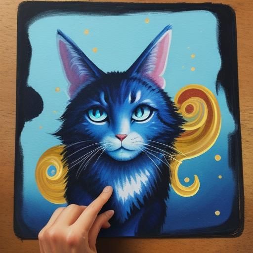 Detailed Gouache Painting of Magic and Mystery