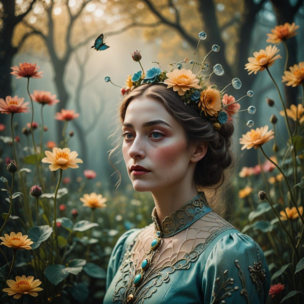 Ethereal Beauty in a Whimsical Dreamworld