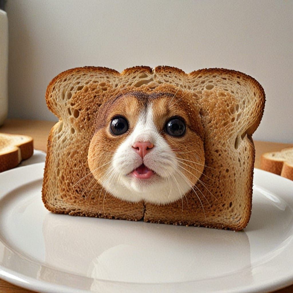 AI Interpretation of "OMG, I'm toast!"