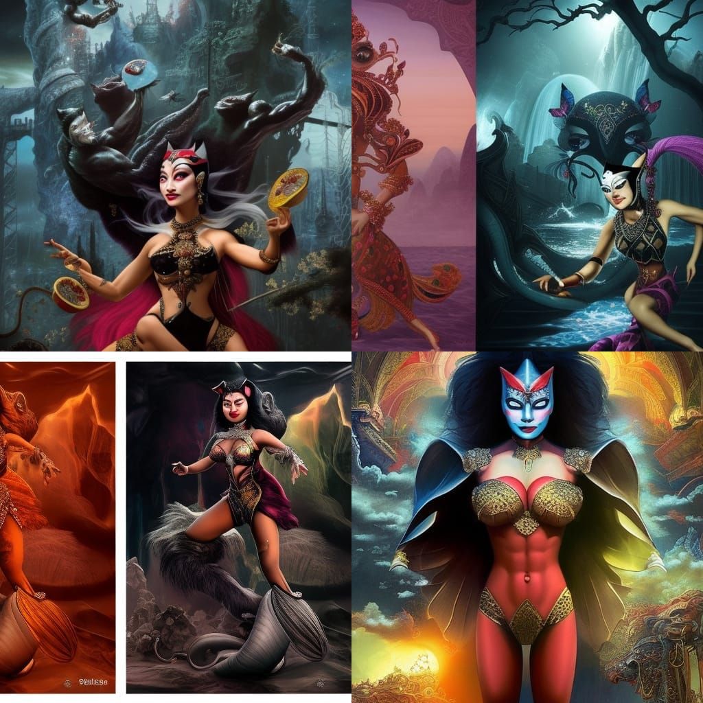 Octopus Swimming Around Earth with Puppets