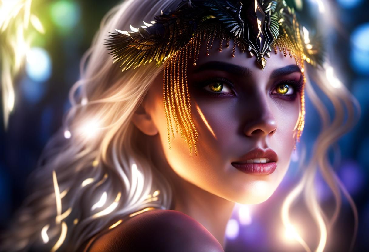 Freya of Alfheim: Surreal Forest Trance Concept