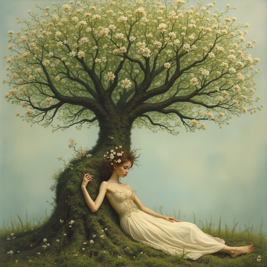 Ethereal Whimsy: Twisted Tree Goddess