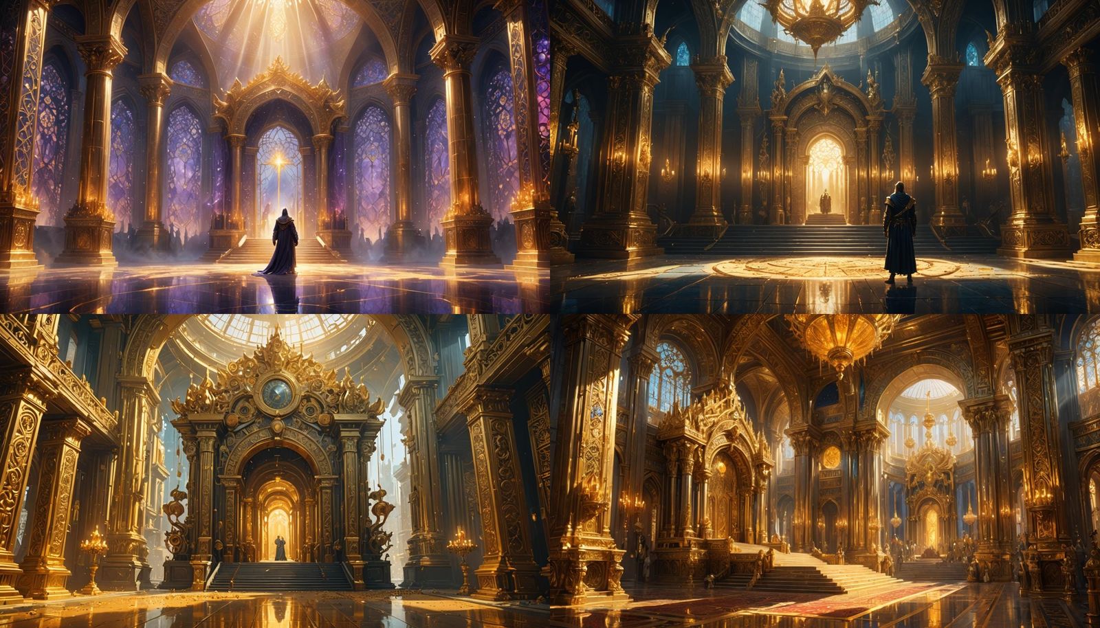 Throne Room of God: A Matte Painting