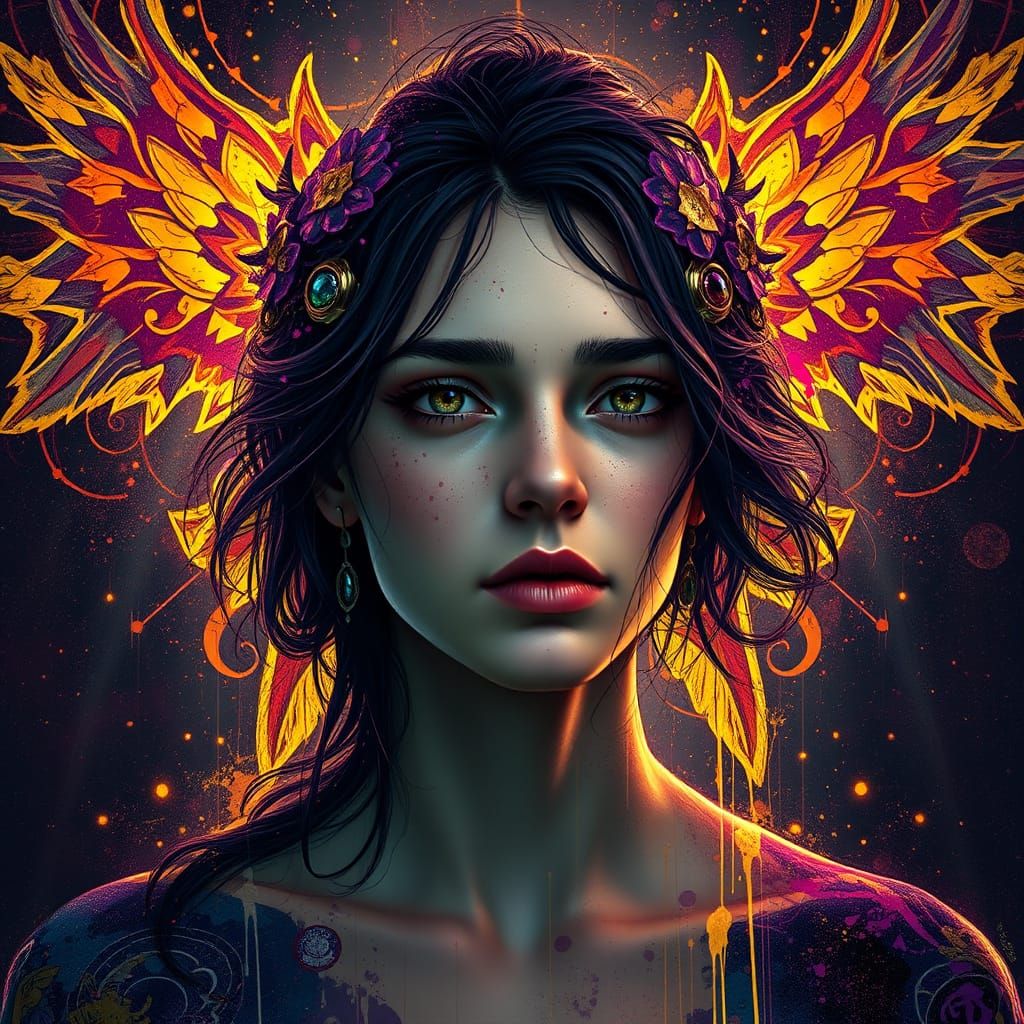 Hyperrealistic Portrait of a Higher Self