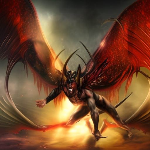 Archangel vs Demon: Epic Battle in Unreal Engine