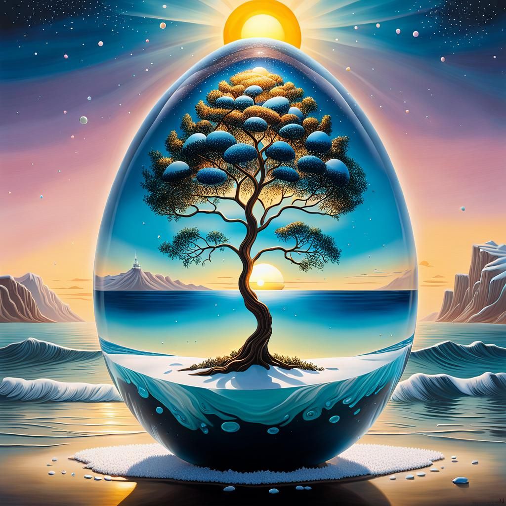 Magical Glass Egg Reveals the Tree of Truth
